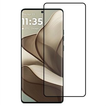 Voor Motorola Edge 50 5G Schermbeschermer Volledig Lijm Zijdeprint Gehard Glas Film