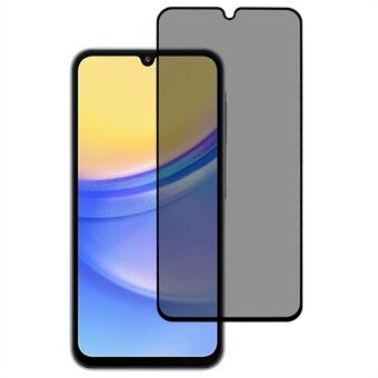 Voor Samsung Galaxy A16 Anti-Spy Screenprotector Zijdeprint Hoog Aluminium-Siliconen Glasfolie