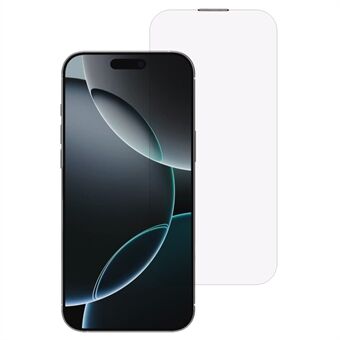 Voor iPhone 16 Pro Max Schermbeschermer Kristalhelder Paarse Licht Gehard Glas Film Ingebouwd Stofbestendig Gaas