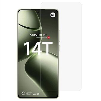 AMORUS Voor Xiaomi 14T / Xiaomi 14T Pro Geharde Glas Achterfilm HD Helder 2.5D Arc Rand 9H Hardheid Krasbestendig Achter Protector