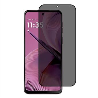 Voor Motorola Moto G55 5G Anti-Gluren Volledige Dekking Screenprotector Zijde Printen Gehard Glas Film