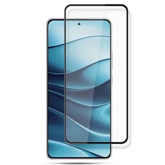 MOCOLO Voor Xiaomi Redmi Note 14 5G Screenprotector Anti-Schok Zijdeprint Gehard Glas Film - Zwart