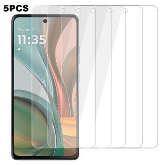 5 stuks voor Motorola Moto G75 5G schermbeschermer 0,3 mm 2.5D gehard glas heldere film