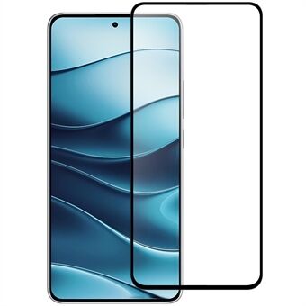 Voor Xiaomi Redmi Note 14 5G AGC Glazen Screenprotector Volledige Lijm Zwarte Rand Schermfolie