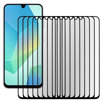 10 stuks / set voor Samsung Galaxy A16 5G / A16 4G Gehard Glas Volledig Schermbeschermer 9H Hardheid