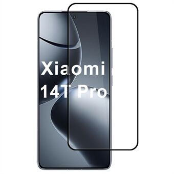 Voor Xiaomi 14T / 14T Pro Hoge Aluminium-Siliconen Glazen Screenprotector 2.5D Zijdeprint