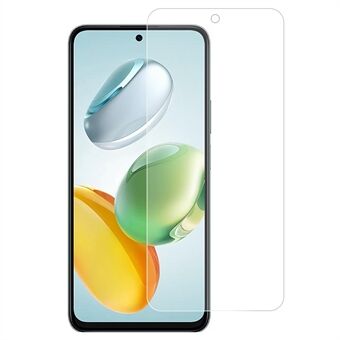 AMORUS Voor Honor X7c 4G / 200 Smart 5G Schermbeschermer 2.5D Boog Rand 9H Hoog Aluminium-Silicium Glazen Film