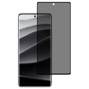 Voor Xiaomi Redmi Note 14 Pro+ 5G / Note 13 Pro+ 5G Screenprotector Anti-Spy Gehard Glas Film Zijde Lijm Gebogen Rand