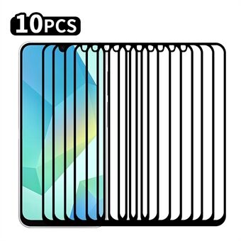 RURIHAI 10 stuks Voor Samsung Galaxy A16 5G / A16 4G Hoog Aluminium-Siliconen Glasfolie 0,26 mm 2.5D Secundaire Verharding Schermbeschermer