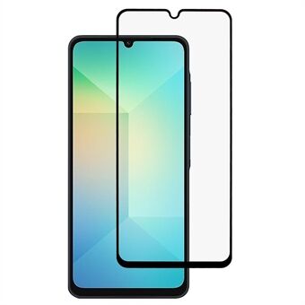 Voor Samsung Galaxy A06 Zijdeprint Volledig Schermbeschermer Volledige Lijm HD Transparante Film