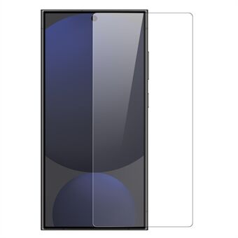 NORTHJO A++ Voor Samsung Galaxy S25 Ultra Gehard Glas Schermbeschermer 0.15mm 2.5D Film (Ondersteunt Vingerafdruk Ontgrendeling) - Transparant