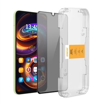 Voor Xiaomi Poco C75 4G / Redmi 14R 5G / 14C 4G ENKAY HAT PRINCE Screenprotector Zijdeprint Film Eenvoudig te Installeren Anti-Spy - Grijs