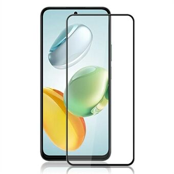 MOCOLO Voor Honor 200 Smart 5G Screenprotector Anti-Breuk Zijdeafdruk Gehard Glasfolie - Zwart