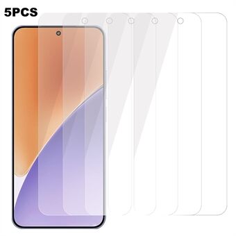 5 Stuks Voor Xiaomi 15 Schermbeschermer 0.3mm 2.5D Geharde Glas Heldere Film