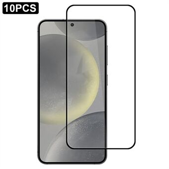 10 Stuks Voor Samsung Galaxy S25+ Hoog Aluminiumsilicaat Glasfolie Volledige Lijm (Vingerafdruk Ontgrendelen)