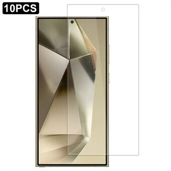 10 stuks voor Samsung Galaxy S25 Ultra Hoge Aluminium-Siliconen Glasfilm 0,33 mm 2.5D (Vingerafdrukontgrendeling)