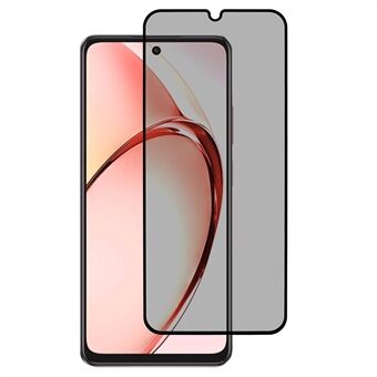 Voor Oppo A3x 5G Anti-Gluren Volledige Bedekking Screen Protector Zijde Printen Geharde Glas Folie