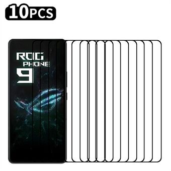 RURIHAI 10 stuks Voor Asus ROG Phone 9 5G Hoge Aluminium-Silicium Glasfolie 0,26 mm 2.5D Schermbeschermer