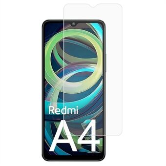 Voor Xiaomi Redmi A4 5G Hoogwaardig Aluminium-Siliconen Glas Screenprotector 2.5D Boog Rand