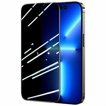 JOYROOM JR-Z33 Voor iPhone 15 2.5D Anti-Spy Volledig Scherm Beschermglas Hoge Aluminium-Silicium Glasfilm