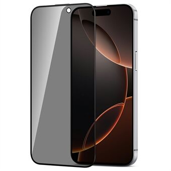 JOYROOM JR-MLG0282 Voor iPhone 16 Plus / 15 Plus / 14 Pro Max Anti-Spy Screenprotector 2.5D Hoog Aluminium-Siliconen Glazen Film