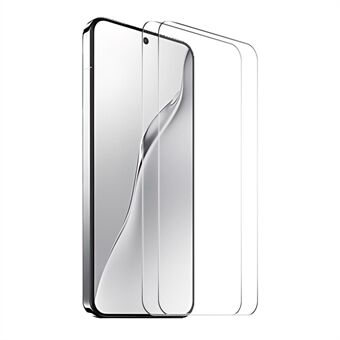 Voor Xiaomi 15 Screen Protector ENKAY HAT PRINCE 2 stuks Vingerafdruk Ontgrendeling 0,18 mm Hoog Aluminium-silicaatglas - Transparant