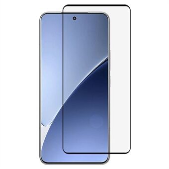 Voor Xiaomi 15 Pro Zijdeprint Schermbeschermer 3D Hoog Aluminium-Siliconen Glasfilm (Vingerafdruk Ontgrendeling)