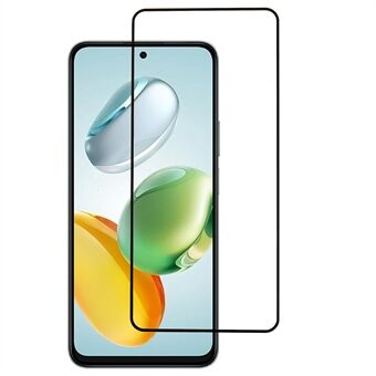 Voor Honor 200 Slim 5G / X7c 4G Screenprotector Zijdeprint Volledige Lijm Gehard Glas Schermfilm