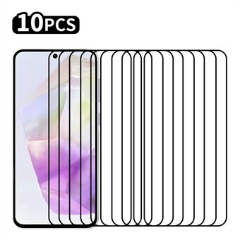 RURIHAI 10 Stuks Voor Samsung Galaxy A36 5G Hoog Aluminium-Siliconen Glasfilm 0.26mm 2.5D Schermbeschermer