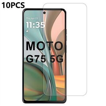 10 stuks / Pak Voor Motorola Moto G75 5G Schermbeschermer Hoge Transparantie Beschermfolie