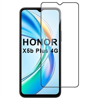 Voor Honor X5b Plus Hoge Aluminium-Siliconen Glazen Schermbeschermer 2.5D Zijdeprint