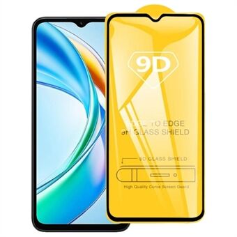 Voor Honor X5b Plus / X5b Screenprotector 9D Zijlijm Volledig Dekking Gehard Glas Film