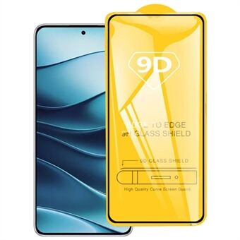 Voor Xiaomi Redmi Note 14 4G Screenprotector 9D Zijlijm Volledige Dekking Gehard Glazen Film