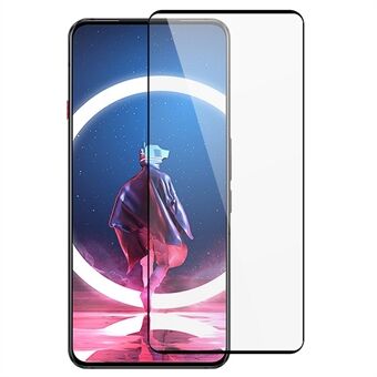 Voor ZTE nubia Red Magic 7 Pro Schermbeschermer Zijlijmlagen Zijdezacht Printen Gehard Glas Film Ondersteuning Vingerafdruk Ontgrendeling