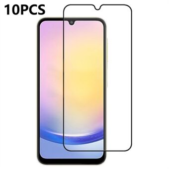 10 stuks Voor Samsung Galaxy A26 5G Schermbescherming Zijde-uitsparing Rand Volledige Lijm Complete Dekking