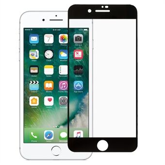 Voor iPhone 7 Plus /8 Plus 5.5 inch Zijde Afdrukken Gehard Glas Screen Protector Volledige Lijm Anti-explosie Volledige Cover Film