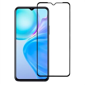 Voor vivo Y77e 5G Gehard Glas Screen Protector Volledige Dekking HD Volledige Lijm Zijde Afdrukken Beschermende Film: