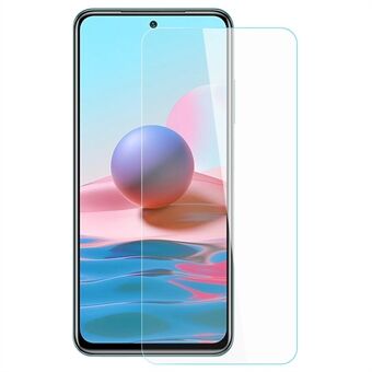 AMORUS Voor Xiaomi Poco M5s 4G/Redmi Note 10 4G/Note 10S 4G 2.5D Arc Edge 9H Hoge Aluminium-silicium Glas Screen Protector Telefoon Front Screen Anti-explosie Film