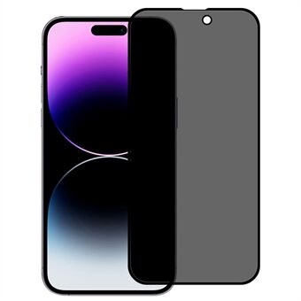 Voor iPhone 14 Pro Max 180 Graden Anti- Spy Volledige Dekking Gehard Glas Film Anti-slijtage Gevoelige Touch Screen Protector