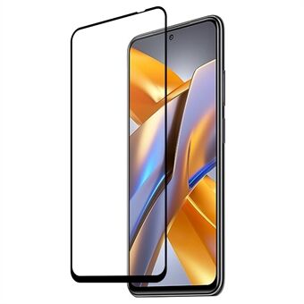 Voor Xiaomi Poco M5s 4G/Redmi Note 10 4G/Note 10S 4G Volledige Lijm Zijde Afdrukken Gehard Glas Screen Protector Ultra Clear Volledig scherm Beschermende Film