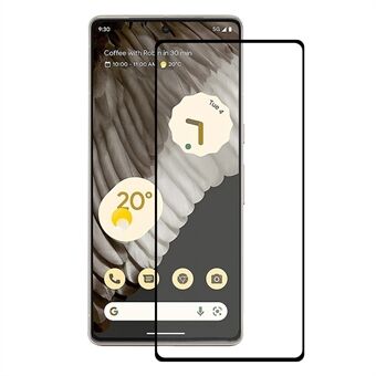 Voor Google Pixel 7 Pro 5G Side Lijm Zijde Afdrukken Gehard Glas Full Size Gebogen Screen Protector: