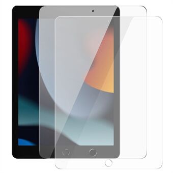 BASEUS 2 stuks Screenprotector voor iPad Pro 10.5 inch (2017) / iPad Air 10.5 inch (2019) / iPad 10.2 (2019) / (2020) / (2021), Volledige bedekking 0.3mm HD Kristal Gehard Glas Anti-Vingerafdruk Folie