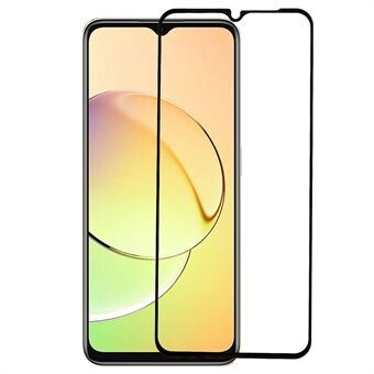 Voor Realme 10 5G / 9i 5G Volledige Die Gehard Glas Screen Protector Volledige Lijm Zijde Afdrukken Zwarte Edge Film