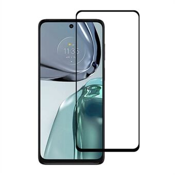 Voor Motorola Moto G62 5G / G32 4G 9D Gehard Glas Volledige Dekking Screen Protector Zijdeprinten Zijlijm Gevoelig Touchscreen Film