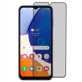 Voor Samsung Galaxy A14 5G Anti- Spy Zijde Afdrukken Anti-explosie Screen Protector Compleet Bedekkende Kant lijm Gehard Glas Film