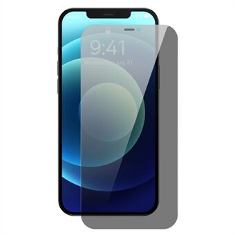 BASEUS Voor iPhone 12 / 12 Pro 6.1 inch 0.3mm 28-graden Anti-spion Privacy Bescherming Gehard Glas Anti-explosie Volledige Schermbeschermer