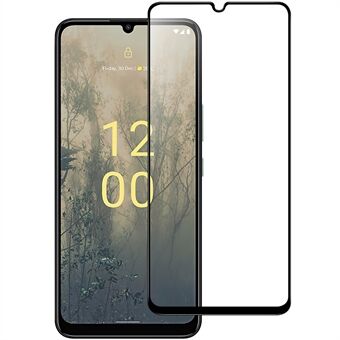 AGC Glass Full Screen Protector voor Nokia C31 4G, Full Glue Black Edge Barstbestendig HD Helder Gehard Glas Film