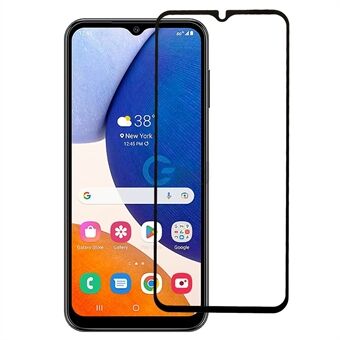 Voor Samsung Galaxy A14 5G Zijde Afdrukken Gehard Glas Screen Protector Volledige Lijm Zwarte Edge Anti-explosie Full screen Film