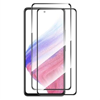 ENKAY HAT Prince 2 Stks / set Voor Samsung Galaxy A54 5G HD Screen Protector 0.26mm 9 H 2.5D Arc Edge Volledige lijm Hoge Aluminium-silicium Glas Film