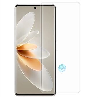 RURIHAI Voor vivo S16 / Xiaomi 13 Pro 5G HD Clear Screen Protector 3D Gebogen UV Vloeistof Gehard Glas Film Ondersteuning Vingerafdruk Ontgrendelen